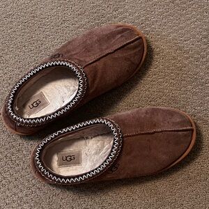 UGG Chocolate Brown Slippers with Cream Lining